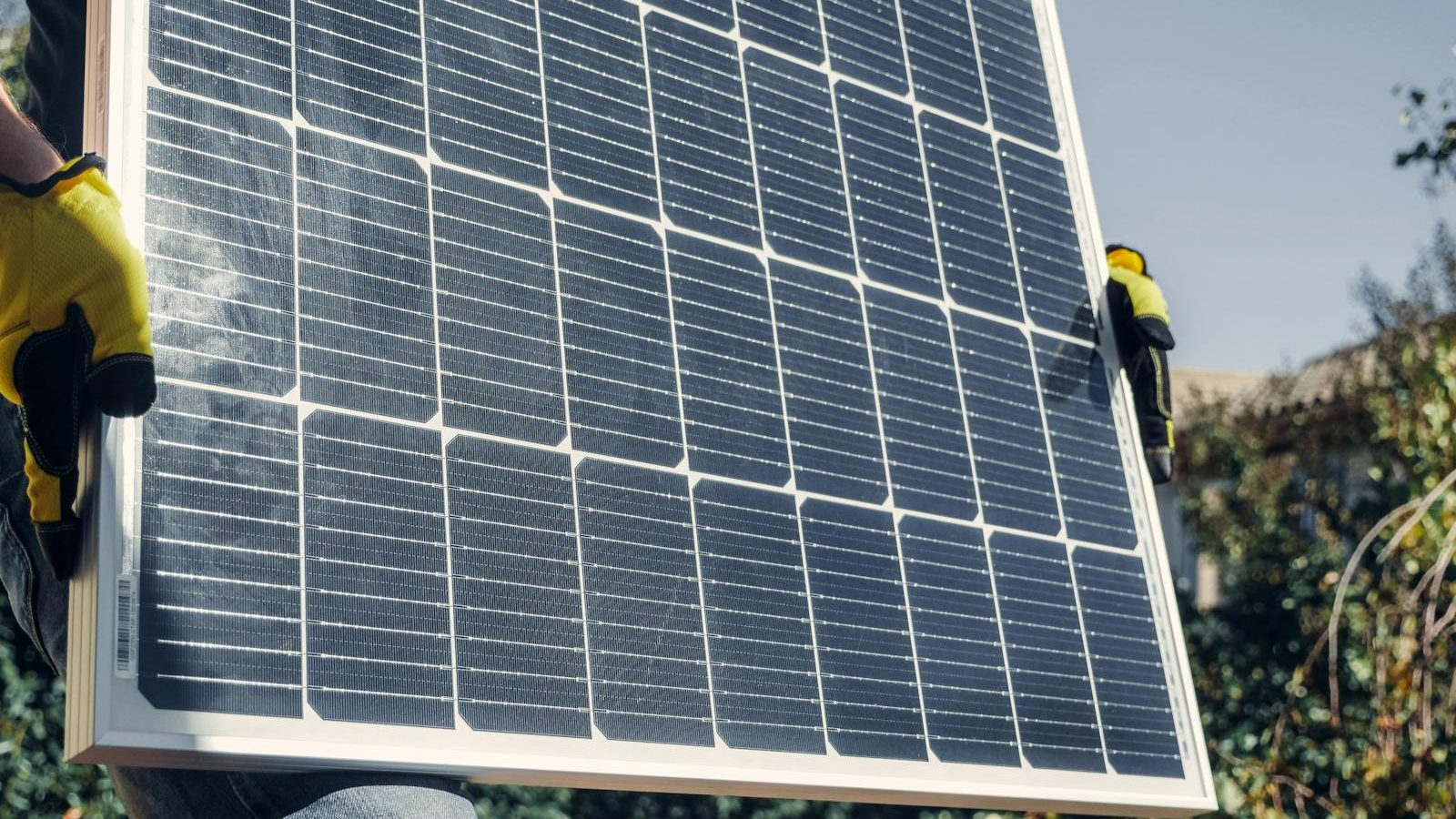 Person reviewing a solar quote and contract