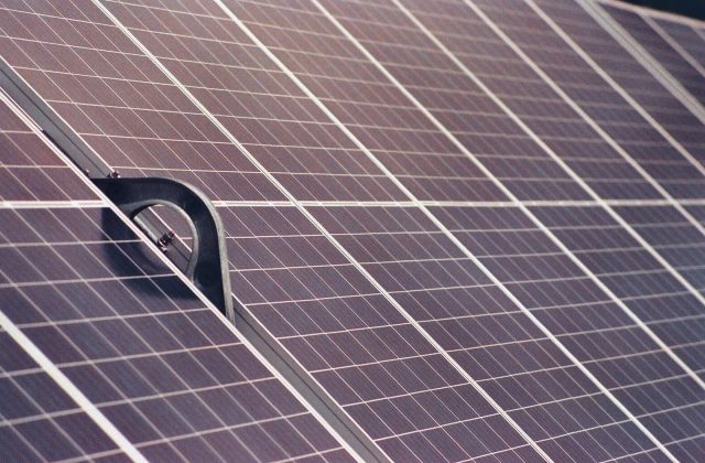 Homeowner reviewing solar paperwork