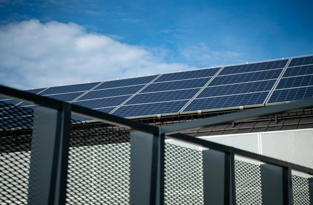 Solar warranty document being reviewed