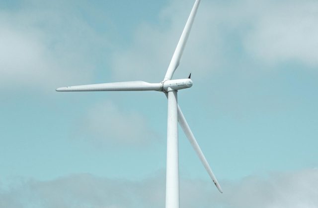 Wind turbine blade close-up
